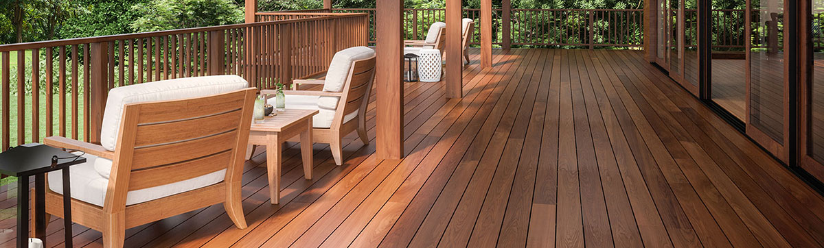 Wood decking that will last for many years to come.
